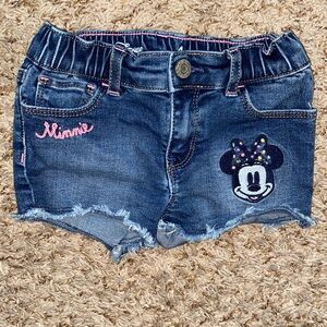 Size 4 girls Disney by Baby Gap Minnie Mouse jean shorts